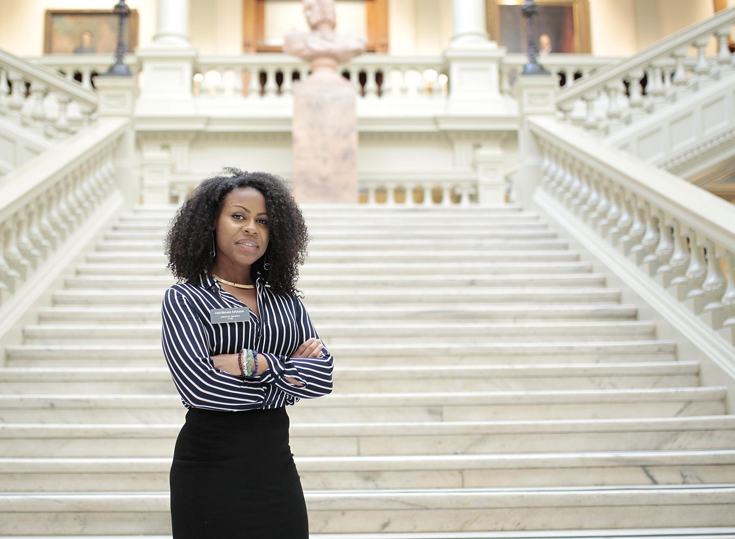 Mcneish at the GA Capitol